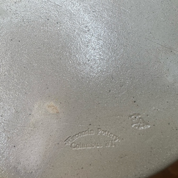 NWOB Wisconsin Pottery 6” Bowl Candleholder Ceramic Quatrefoil Maker’s Mark - Picture 4 of 9